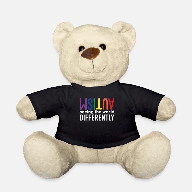 Autism Seeing The World Differently - Teddy - Schwarz