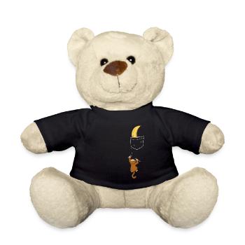 Monkey Monkey Animal Gorilla Chimpanzee - Teddy Bear - black - Front