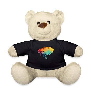 Chemise rétro aux puces - Nounours - noir - Devant