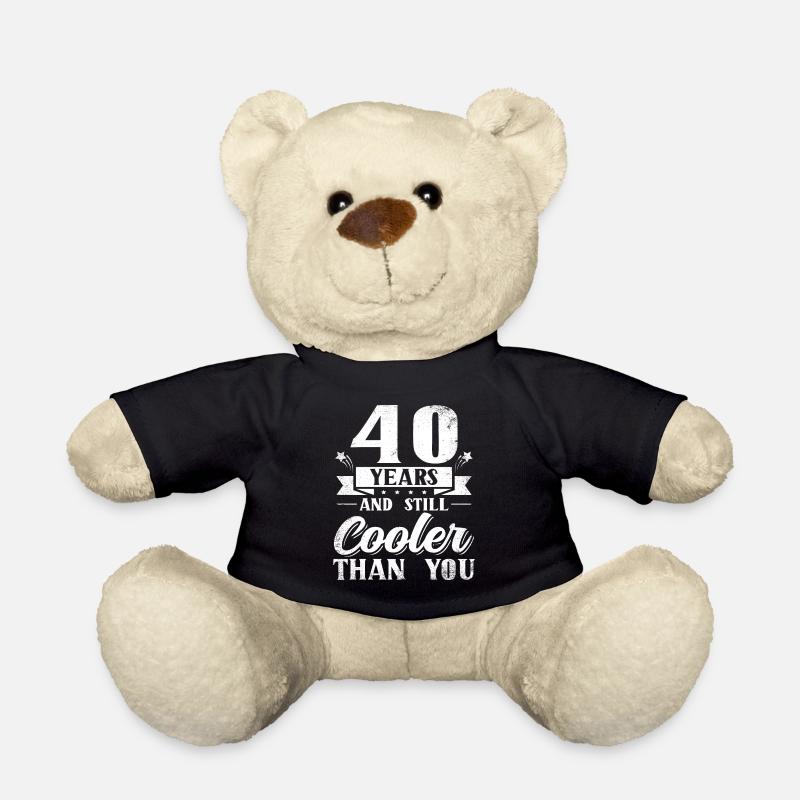 Cadeau d’anniversaire de 40 ans 40 ans - Nounours - noir