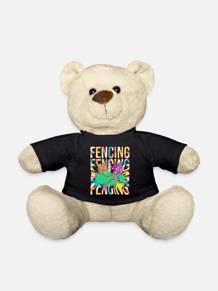 Fechten - Fechter - Teddy - Schwarz