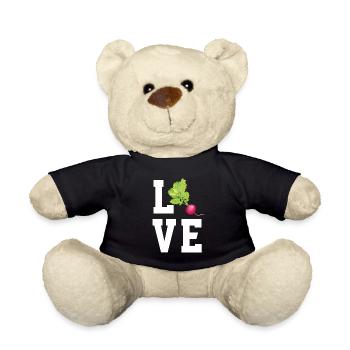 Ich LIebe Radieschen - Teddy - Schwarz - Vorne