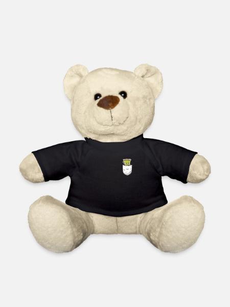 Spargel Shirt - Teddy - Schwarz