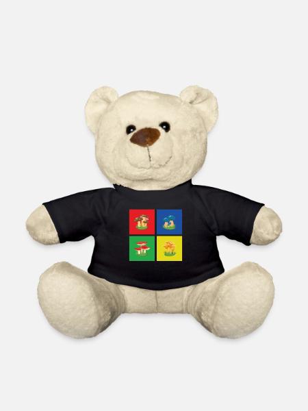 Pilze - Teddy - Schwarz