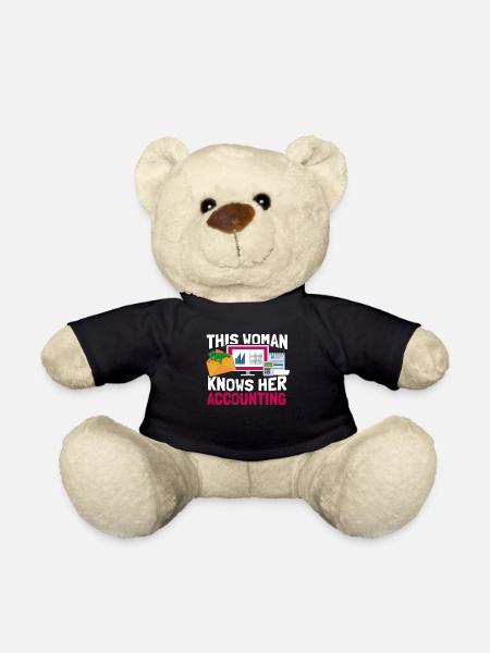 Buchhaltung Buchhalter Steuern - Teddy - Schwarz