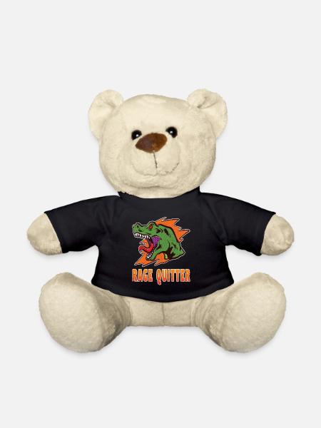 Gamer Rage Quit Dinosaurier - Teddy - Schwarz