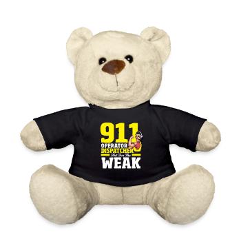 Operator Dispatcher Not For The Weak Police - Teddy Bear - black - Front
