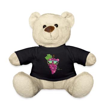 Red Grapes Sunglasses - Teddy Bear - black - Front