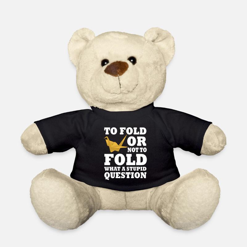 Origami Geschenk - Teddy - Schwarz
