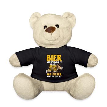 Bier - Teddy - Schwarz - Vorne