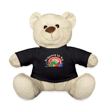 Prepare To Be Schooled - Teddy Bear - black - Front