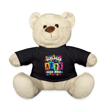 Schlagerparty Schlager Gehen Immer - Teddy - Schwarz - Vorne