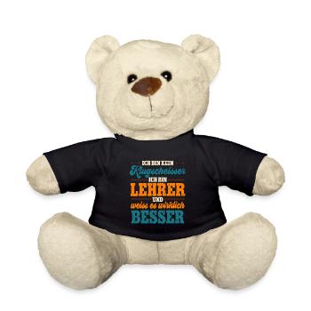 Lehrer Lehrerin Klassenlehrer - Teddy - Schwarz - Vorne