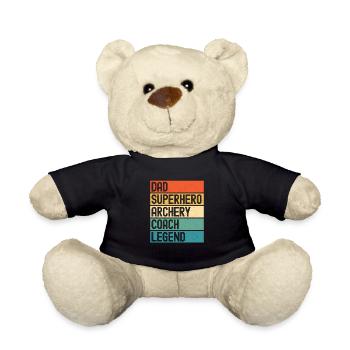 Bogenschütze Bogensport Pfeil Bogen Bogenschießen - Teddy - Schwarz - Vorne
