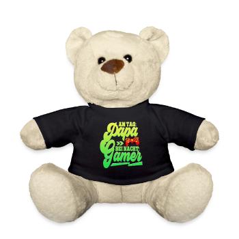 Zocken Gaming Papa - Nounours - noir - Devant