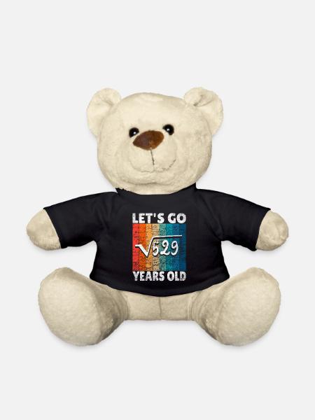 23ème anniversaire - la racine de 529 = 23 ans - Nounours - noir