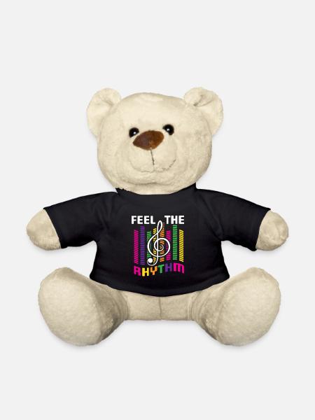 Musiker Musik Rhythmus Notenschlüssel - Teddy - Schwarz