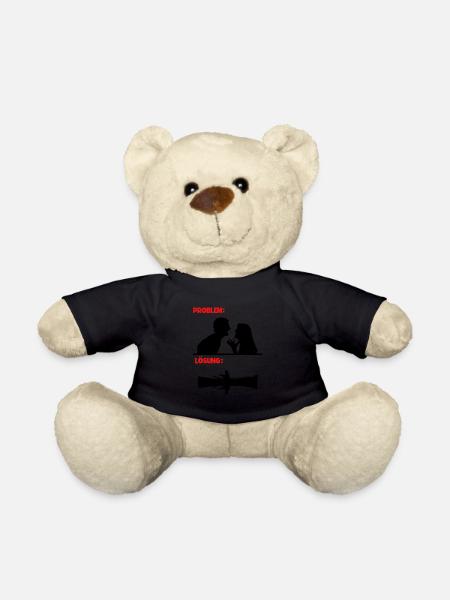 Angeln Angler - Teddy - Schwarz