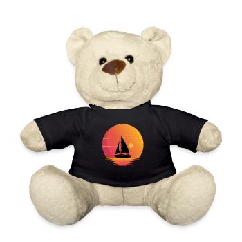 Yacht Im Sonnenuntergang-segelboot - Teddy - Schwarz - Vorne