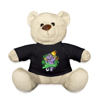Brazil Football - Teddy Bear - black - Front