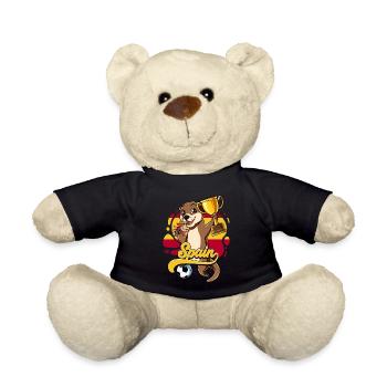 Spanien Fußball - Teddy - Schwarz - Vorne