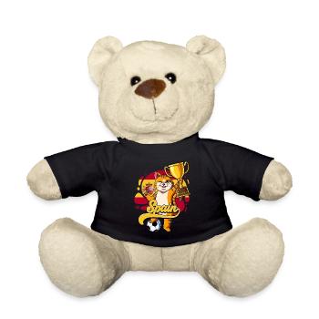 Spanien Fußball - Teddy - Schwarz - Vorne