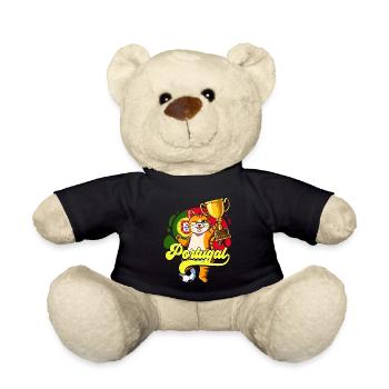 Portugal Football - Nounours - noir - Devant