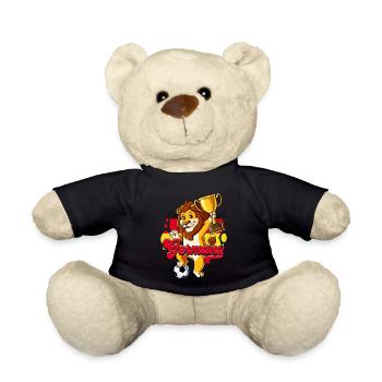 Deutschland Fußball - Teddy - Schwarz - Vorne