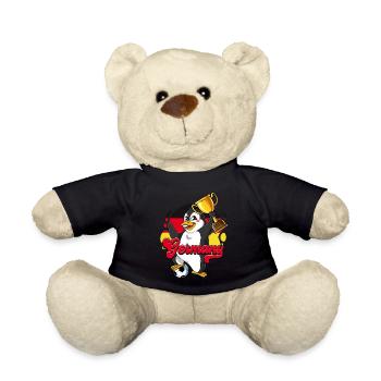 Germany Football - Teddy Bear - black - Front
