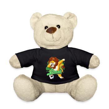 Brazil Football - Teddy Bear - black - Front
