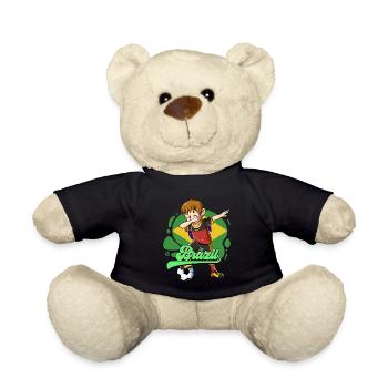 Brazil Football - Teddy Bear - black - Front