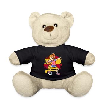 Spanien Fußball - Teddy - Schwarz - Vorne