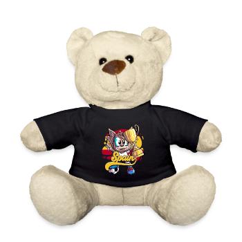 Spanien Fußball - Teddy - Schwarz - Vorne