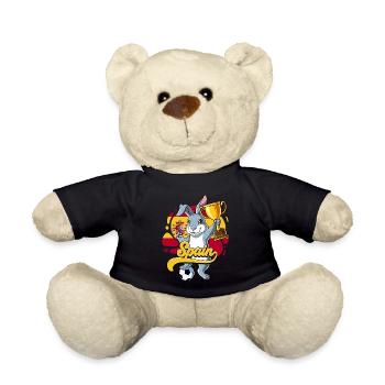 Spanien Fußball - Teddy - Schwarz - Vorne