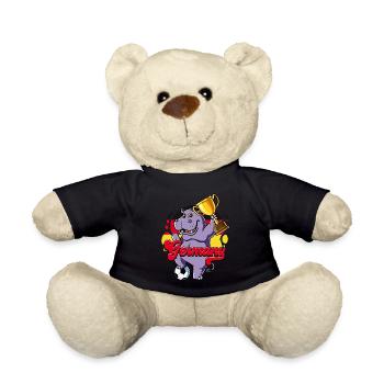 Allemagne Football - Nounours - noir - Devant