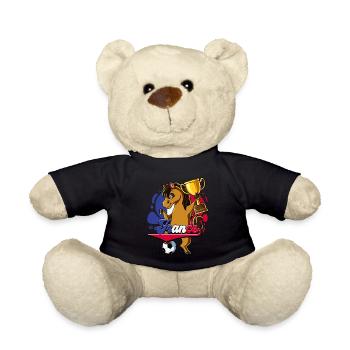 Frankreich Fußball - Teddy - Schwarz - Vorne