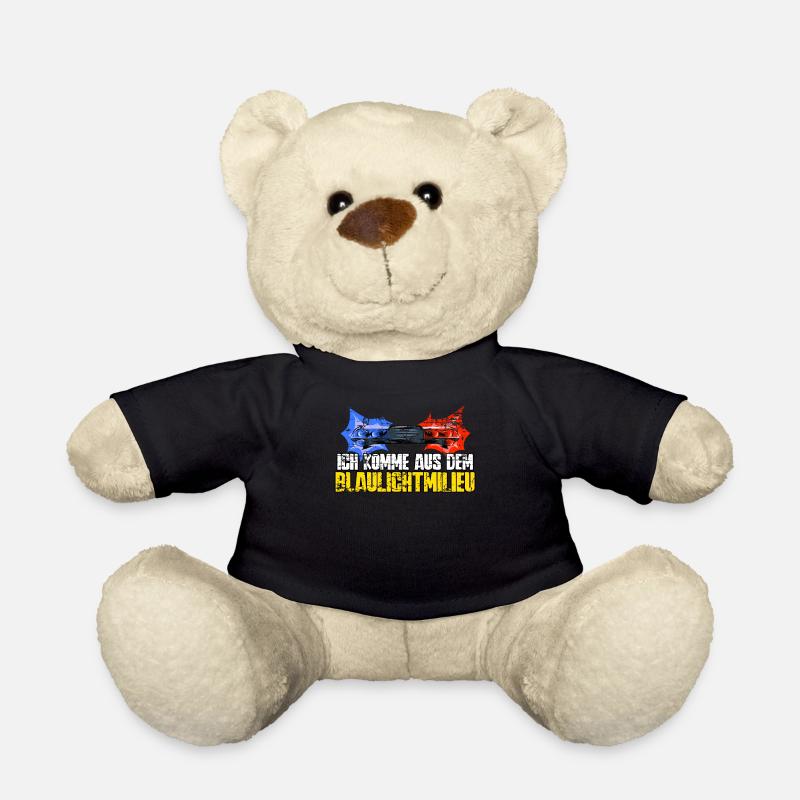 Polizist Polizei - Teddy - Schwarz