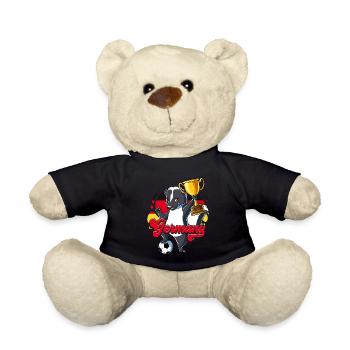 Germany Football - Teddy Bear - black - Front