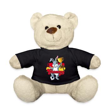 Germany Football - Teddy Bear - black - Front