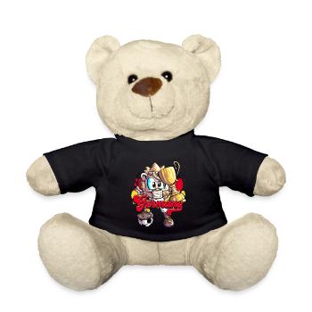 Deutschland Fußball - Teddy - Schwarz - Vorne