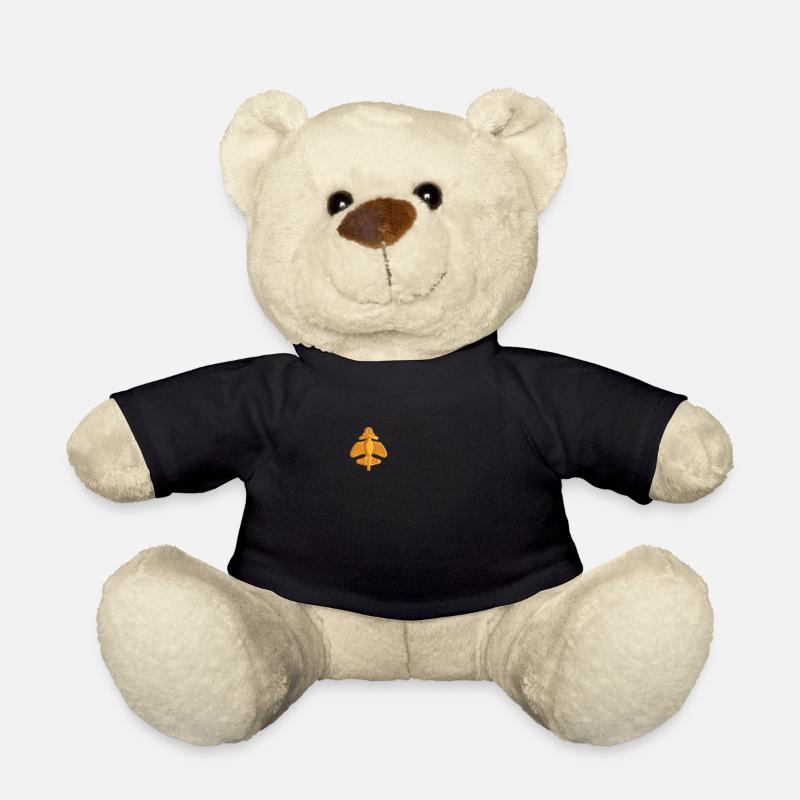 Ancient Astronaut Theory Quimbaya Airplane - Teddy Bear - black