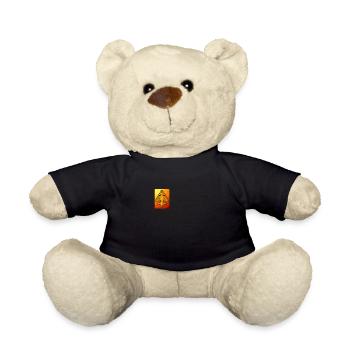 Ancient Astronaut Theory Quimbaya Airplane - Teddy Bear - black - Front