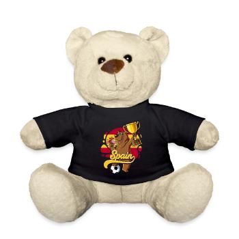 Spanien Fußball - Teddy - Schwarz - Vorne