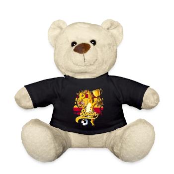 Spanien Fußball - Teddy - Schwarz - Vorne