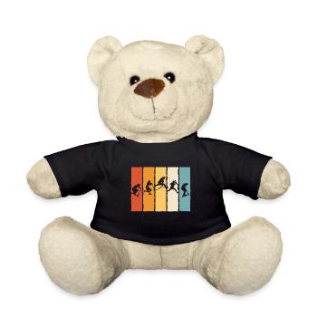 Stunt Scooter Scooter Skater Skating - Teddy Bear - black - Front