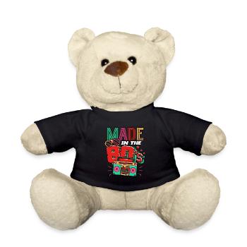 80er Jahre Made In The 80s - Teddy - Schwarz - Vorne