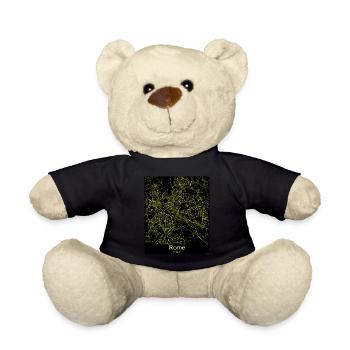 Rome Roma Italy T-Shirt Holiday - Teddy Bear - black - Front
