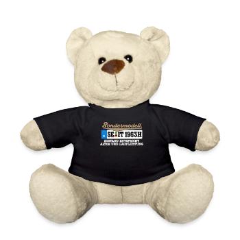 1963 Kennzeichen Geburtstag - Teddy - Schwarz - Vorne