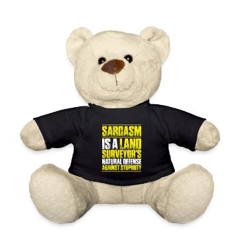 Vermessungstechniker Vermesser Land Surveyor - Teddy Bear - black - Front