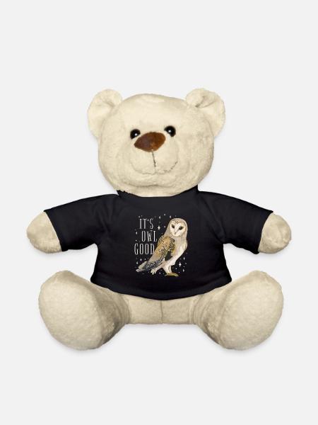 Hibou Oiseau Oiseau Hiboux - Nounours - noir